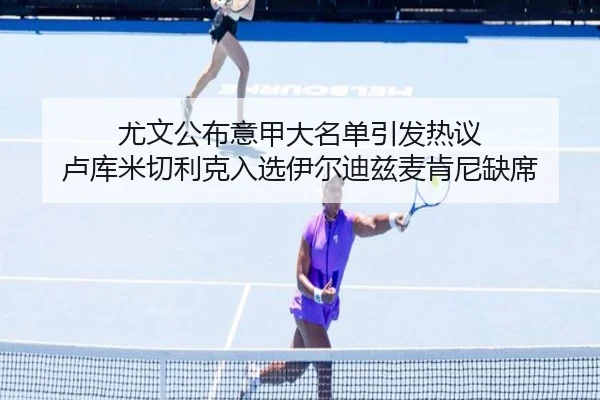尤文公布意甲大名单引发热议 卢库米切利克入选伊尔迪兹麦肯尼缺席